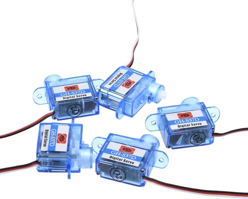 YoungRC Micro 0.13 oz Servo GH-S37D Mini Servo Digital para Control Aeromodelación Aviones Dirección de Vuelo RC Avión Helicóptero Barco Coche 5