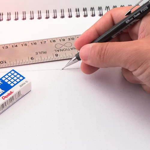 Vista 6 de Pentel Sharp - Portaminas mecánico, paquete de 3, cuerpos surtidos (1 de cada uno 0.5mm, 0.7mm, 0.9mm)