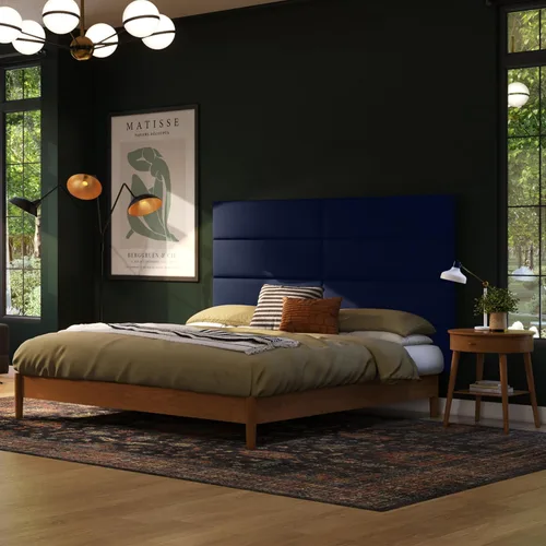 Vista 84 de Jaxx Panelist - Cabecero acolchado moderno, juego de 4 paneles para montar en la pared (cada uno de 11.25 x 38 pulgadas), tamaño King