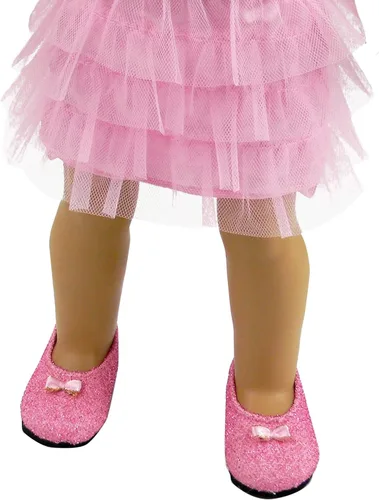 Vista 3 de Sophia's - Muñeca de 18" - Zapatos Glitter - Rosa Claro