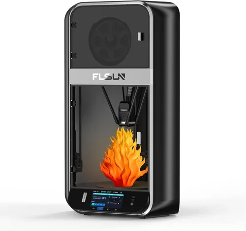 FLSUN Impresora 3D S1, impresoras 3D FDM de alta velocidad máxima de 47.244 in/s, extrusora directa de 662.0 °F con monitoreo inteligente en tiempo
