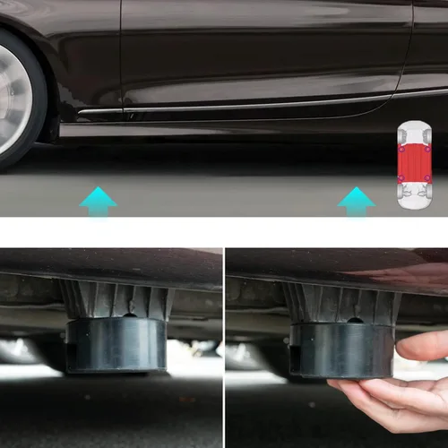 Vista 4 de AUTOXBERT Soporte de Adaptador de Cojín para Gato de Eje de Coche Compatible con BMW Serie 3 4 5 E46 E90 E39 E60 E91 E92 X1 X3 X5 Nuevo