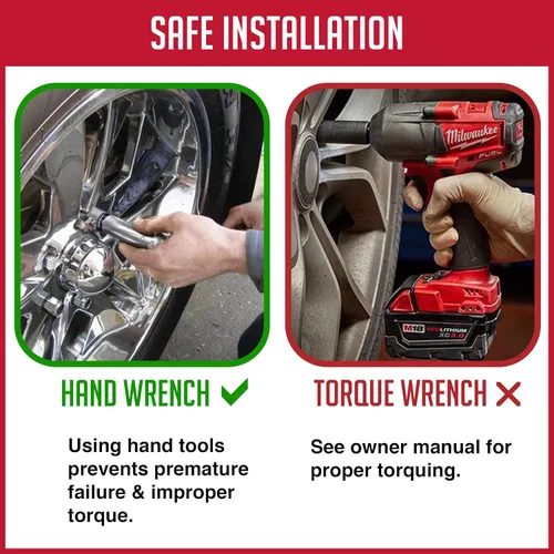 Vista 7 de Wheel Accessories Parts 20 piezas de rosca ET Bulge Bellota de 916 pulgadas (rosca extra para espaciadores) tuercas estriadas de 1.70 pulgadas