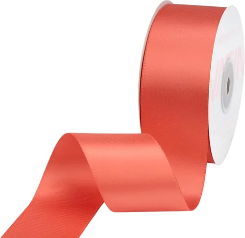 Vista 116 de VATIN - Cinta de satén de doble cara beige de 1/4", 25 yardas continuas, cinta de poliéster beige para ramo de lazos, envoltura de regalos, arreglo