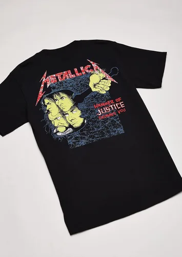 Vista 5 de Metallica Men's Metallica Justice for All T-Shirt Negro