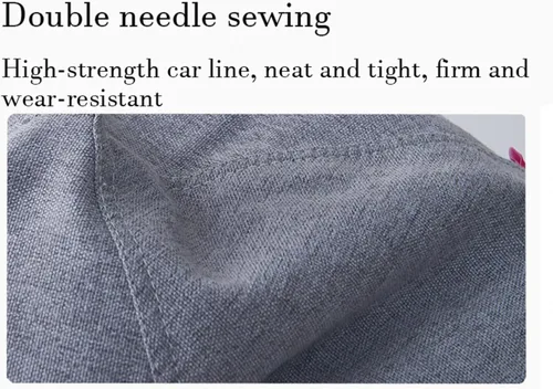 Vista 44 de NIBHZ Funda de hojaldre de pera sin relleno, de lino y algodón, con cojín de pera, puf, sofá perezoso, funda moldeable, verde, 27.6 x 31.5 in