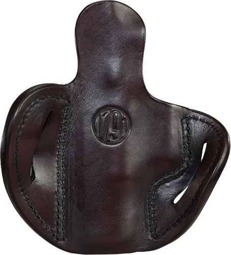 Vista 2 de 1791 GUNLEATHER Optic Ready - Funda OWB CCW G19 - Funda de cuero para pistola de mano derecha para cinturones, compatible con Glock 19, 23, 27