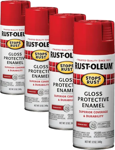 Vista 151 de Rust-Oleum 7776830 - Pintura en aerosol para prevención del óxido, 12 onzas, negro plano