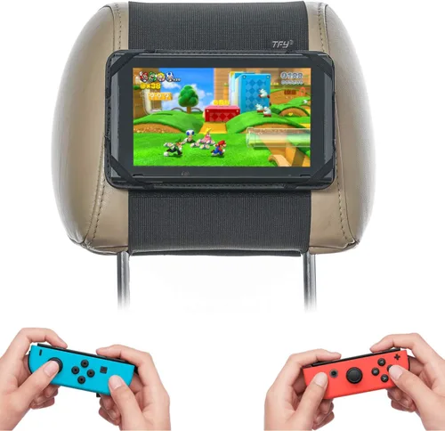 TFY Switch Car Mount Car Headrest Mount Holder Compatible with Nintendo Switch