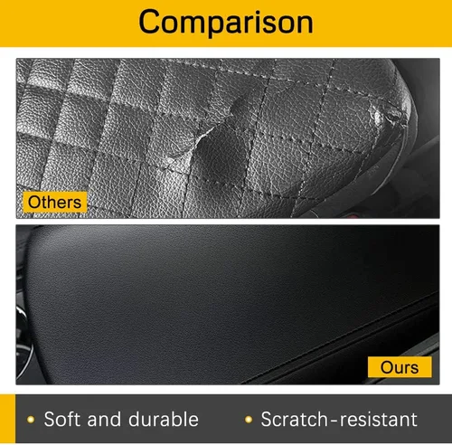 Vista 5 de A ABIGAIL Funda para Reposabrazos de Consola Central Compatible con Ford Explorer 2020 2021 2022 de Cuero PU Tapa de Caja de Reposabrazos Funda