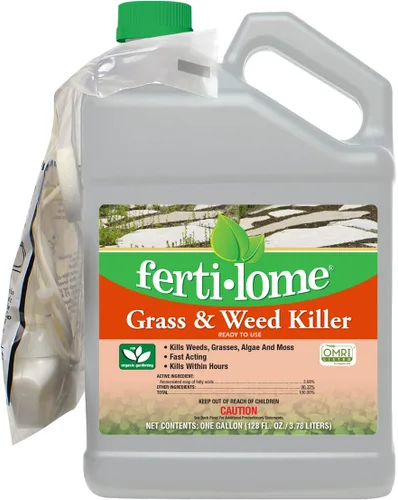 Vista 3 de Fertilome (16103) Asesino de hierba y malezas no selectivo, con certificación OMRI (32 onzas)