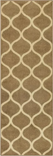 Vista 17 de Maples Rugs Rebecca - Alfombra contemporánea antideslizante para cocina
