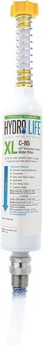 Vista 2 de Hydro Life Camco 52702 Hydroponics C-85 XL - Filtro de manguera en línea con protector de manguera flexible, promueve el crecimiento saludable