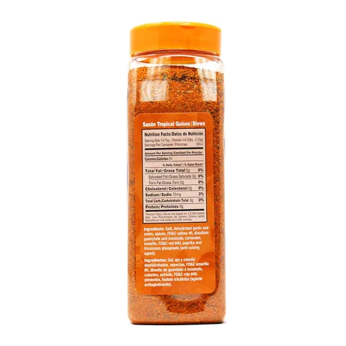 Vista 2 de Badia Sazon Tropical con Annatto y Cilantro, 1.75 libras (paquete de 6)