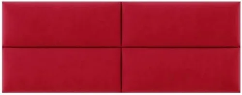 Vista 351 de Vänt - Paneles tapizados de cabecera para montar en la pared, diseño Isabelle, 60 x 23 pulgadas, configuración de 4 paneles individuales