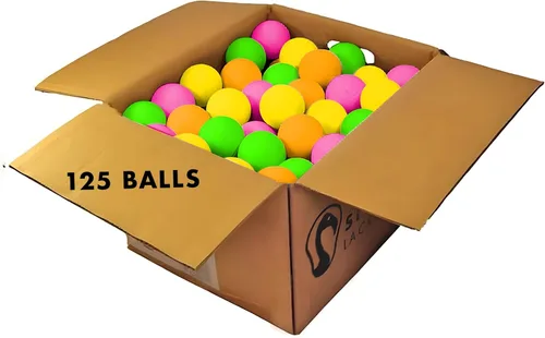 Vista 42 de Caja de 120 bolas de lacrosse CLA de alta calidad, color blanco, bolas de lacrosse sin olor químico, herramientas de liberación miofascial, rodillo