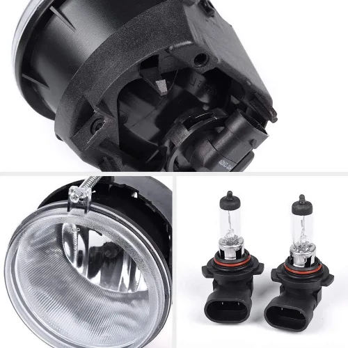 Vista 4 de G-PLUS Luces antiniebla para parachoques delantero con bombilla compatible con Jeep Grand Cherokee 2005 2006 2007 2008 2009 2010/compatible con Jeep