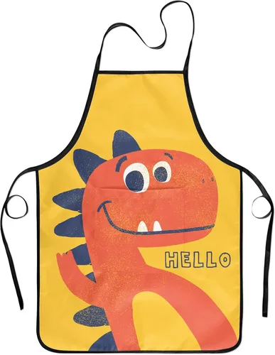 Little Animal Apron for girls boys kids cooking painting aprons art smock supplies toddler
