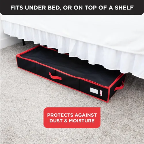 Vista 6 de HOLDN' STORAGE Contenedor de almacenamiento de papel de regalo de alta calidad, duradero 600D a prueba de desgarros, se adapta a 27 rollos de papel