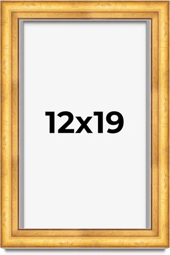 Vista 15 de Caja de sombra de 5 x 5 pulgadas, marco de exhibición biselado de hoja dorada Madera maciza 1.75 pulgadas de profundidad 1.75 pulgadas