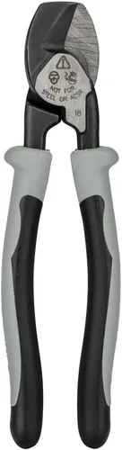 Vista 3 de Klein Tools J63215 Journeyman Cortador de cables compacto para instalación de paneles solares, corta cable de aluminio, cobre y comunicaciones