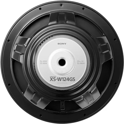 Vista 2 de Sony Subwoofer XS-W124GS de 12 pulgadas, cada uno, 4 ohmios, 420 vatios RMS/1800 vatios máx