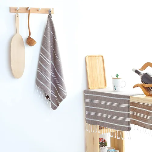 Vista 133 de Cacala Toallas de cocina 100% algodón turco, altamente absorbentes, suaves, de secado rápido, con lazo para colgar, para gimnasio, yoga, baño