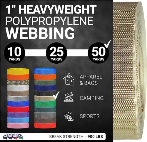 Vista 62 de Strapworks - Correa de polipropileno resistente para el aire libre, reparación DIY