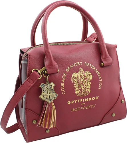 Harry Potter Bolso de diseñador Hogwarts Houses Bolso de hombro con asa superior para mujer