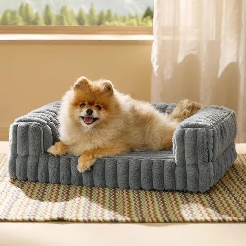 Vista 16 de Bedsure - Camas ortopédicas para perros extragrandes, cama impermeable de espuma viscoelástica XL para mascotas con laterales, sofá de espuma