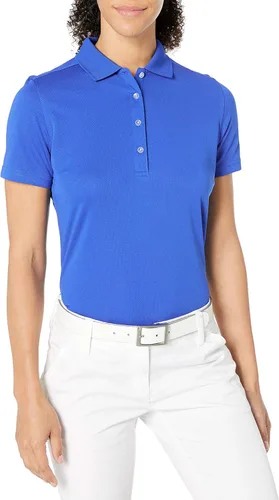 Callaway - Camiseta polo rayada Opti-Dri mangas cortas para mujer