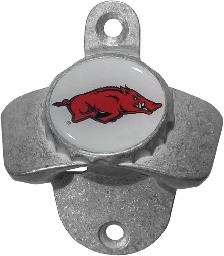 NCAA Arkansas Razorbacks - Abridor de botellas de pared