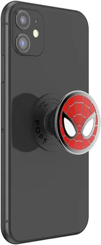 Vista 2 de Agarre para teléfono PopSockets con soporte expandible, agarre adhesivo, esmaltado - Marvel Spiderman