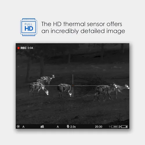 Vista 3 de Pulsar Thermion 2 XQ35 Pro Mira telescópica térmica para rifle