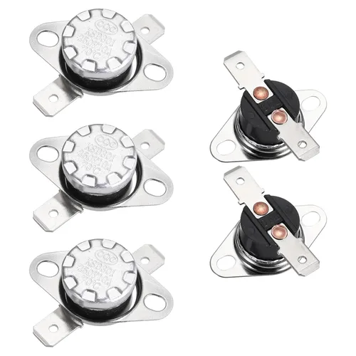 Vista 64 de uxcell KSD301 Termostato 32.0 °F/32 ° F 10 A Normalmente Cerrado N.C Ajuste Snap Disc Interruptor de temperatura para microondas, horno, cafeteras 2