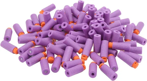 Vista 2 de 100 piezas de repuesto, espuma de repuesto de juguete de dardos suaves de EVA para varios juguetes