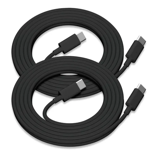 Vista 10 de Paquete de 2 cables de carga USB C a USB C de 3 pies y 60 W, cable de carga rápida tipo C a tipo C, para iPhone 16 E/17/Air/15/Pro/Plus/Pro Max
