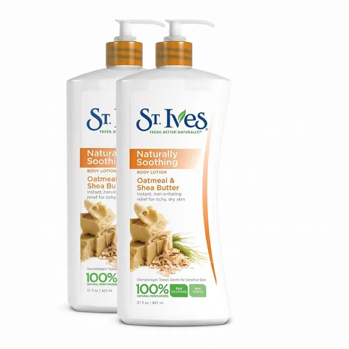 Vista 5 de St Ives Fresh skin Exfoliante Corporal, albaricoque 9 oz, Avena y manteca de karité