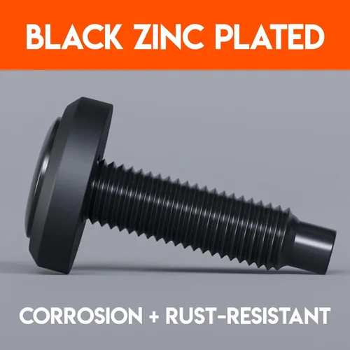 Vista 6 de ECHOGEAR Tornillos de montaje para estante 100 unidades - Tornillos de acero 10/32 con arandelas de nylon y cabezas de punto piloto adjuntas