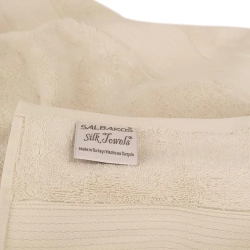 Vista 2 de SALBAKOS - Juego de 2 toallas de baño de alta calidad, hechas con 100% algodón turco, spa y hotel, toallas de secado rápido, absorbentes y cómodas