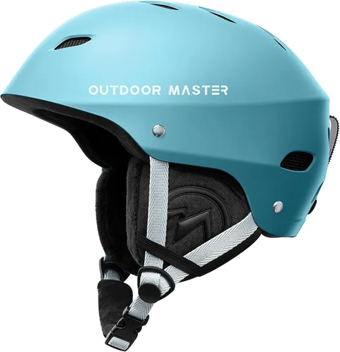 Vista 25 de OutdoorMaster Kelvin - Casco de esquí y snowboard para hombres, mujeres y jóvenes