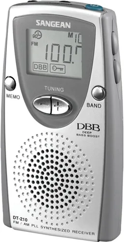 Vista 3 de Sangean Radio de bolsillo sintetizada DT-210 FM-StereoAM PLL