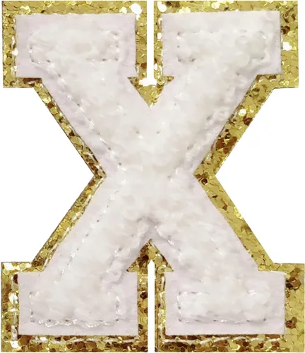 Vista 129 de 4 parches de letras de felpilla negra, parches de letras termo-adhesivas de 2.2", parches de letras de felpilla para ropa (S)
