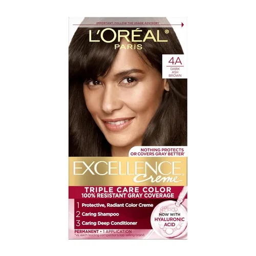 Vista 37 de L'Oreal Paris Excellence Crème - Tinte permanente para el cabello, color de cabello de triple cuidado, complejo Pro-Keratina para una cobertura