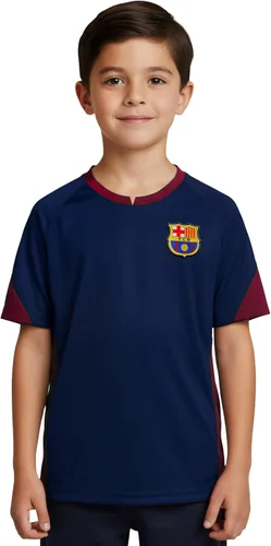Icon Sports Spanish Soccer Unisex Kids Icon Sports Officially Licensed Fc Barcelona Soccer Shirt - Unisex Kids