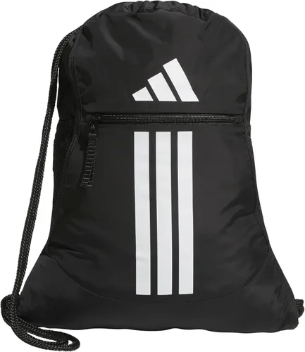 adidas Alliance Sackpack - Mochila con cordón para deportes, bolsa de gimnasio pequeña
