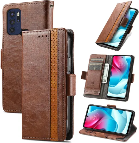 Vista 225 de Funda para Samsung Galaxy Z Fold3 5G, funda para Samsung Galaxy Z Fold 3 5G Funda de piel sintética con ranuras para tarjetas Flip Stand Funda Negro