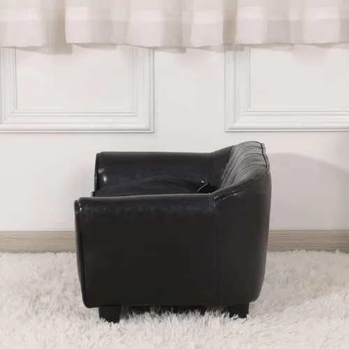 Vista 8 de Sofá para perros, cama para cachorros, sofá para gatos, sofá para mascotas, silla para perros, cama pequeña para mascotas con clavos de cobre