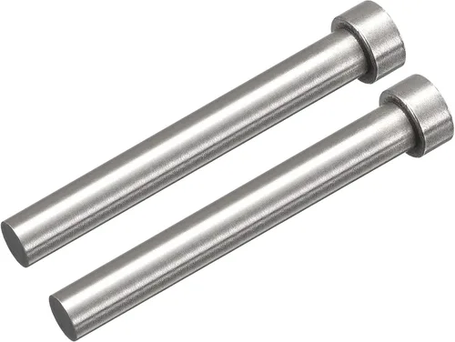 Vista 18 de uxcell Pasadores eyectores rectos, 0.256 in (1/4") Dia. Punzón de punta redonda de acero 65Mn 100mm (4") de largo para mantenimiento mecánico 2