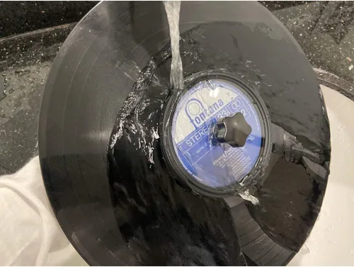 Vista 9 de Douk Audio Record Clean Label Saver Album LP Protector de limpieza de vinilo impermeable Cuidado de la abrazadera (negro)